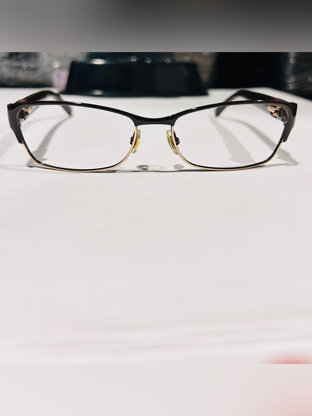 Gucci GG4244 Brown Gold Designer Eyeglass Frames RX Ready Italy - Picture 5 of 16